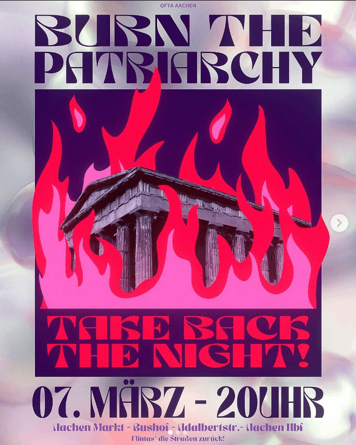 Feministischer Kampftag – "Take back the night", OFTAachen