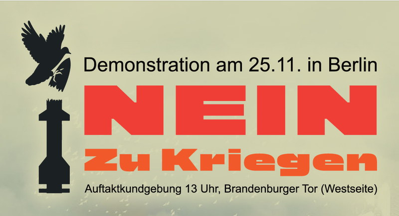Demo "Nein zu Kriegen" (Berlin)
