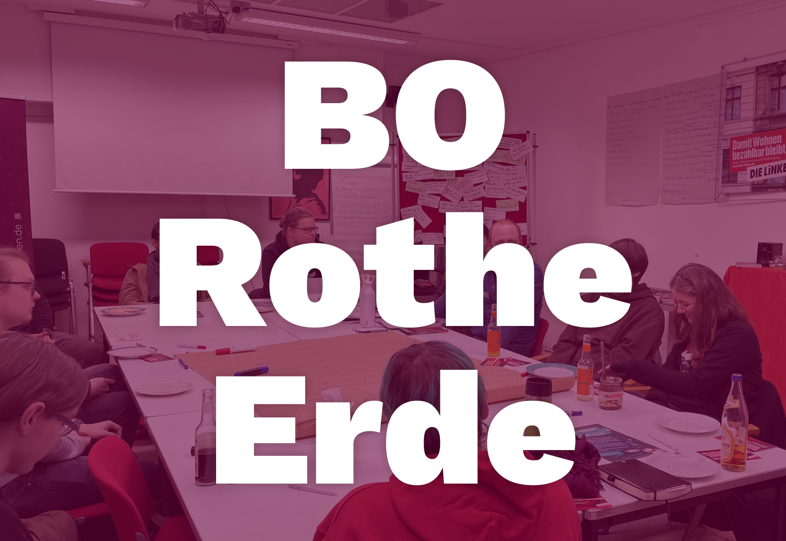 Schriftzug "BO Rothe Erde"