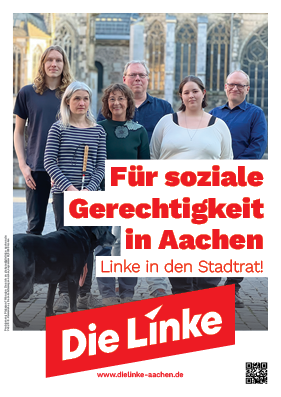Wahlplakat Stadt Aachen