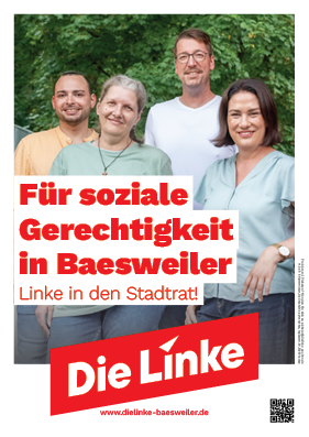 Wahlplakat Stadt Baesweiler