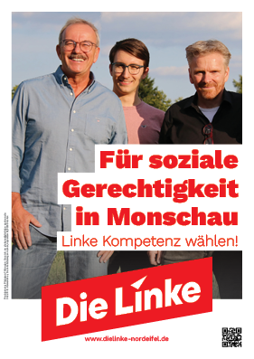 Wahlplakat Stadt Monschau