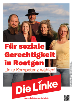 Wahlplakat Gemeinde Roetgen