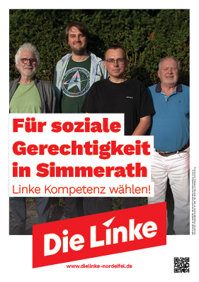 Wahlplakat Gemeinde Simmerath
