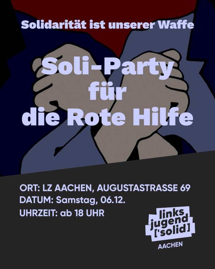 Soli-Party für die Rote Hilfe