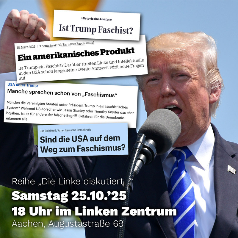Die Linke diskutiert: Was bedeutet die Entwicklung in den USA für uns?