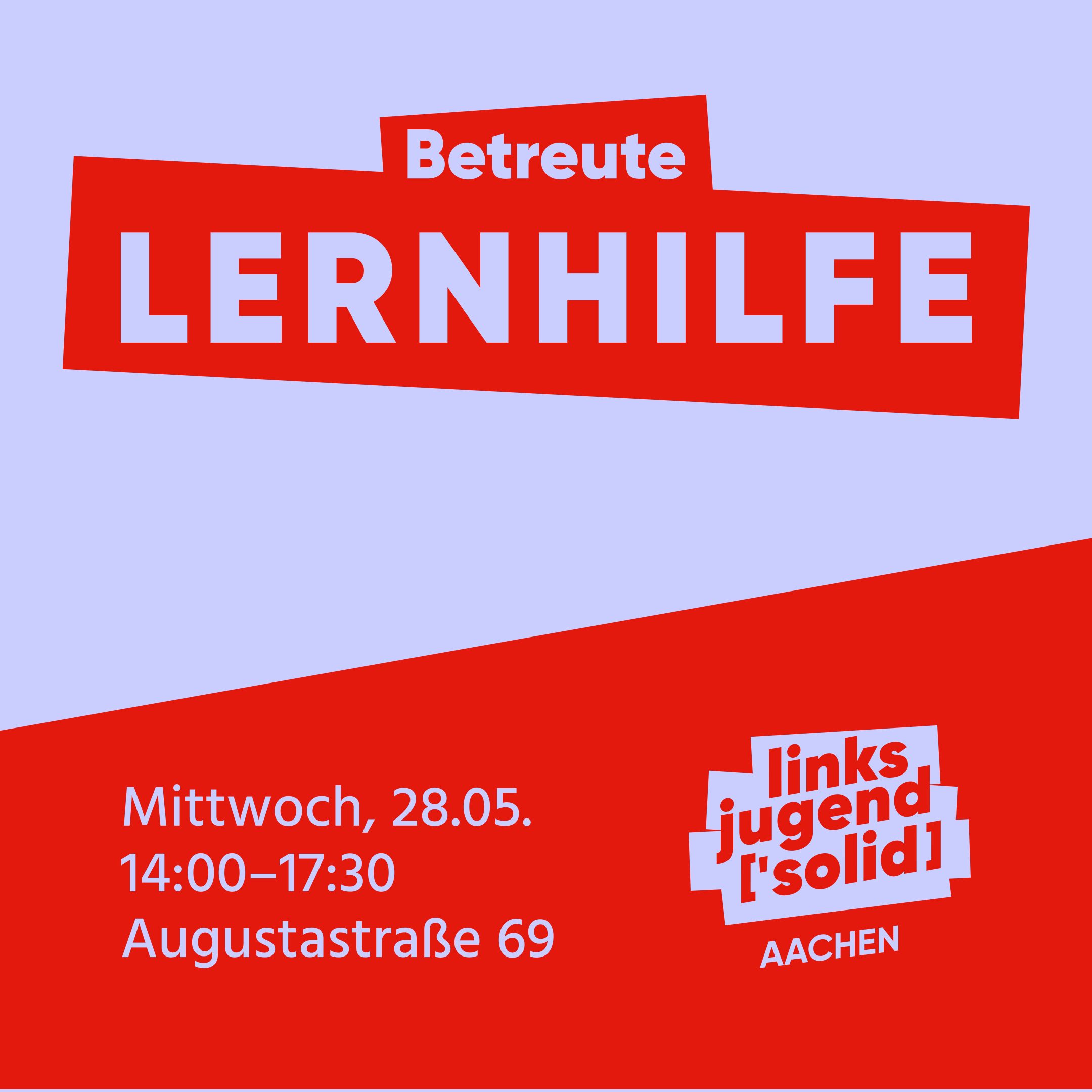 Offener Hausaufgabenraum im Linken-Zentrum