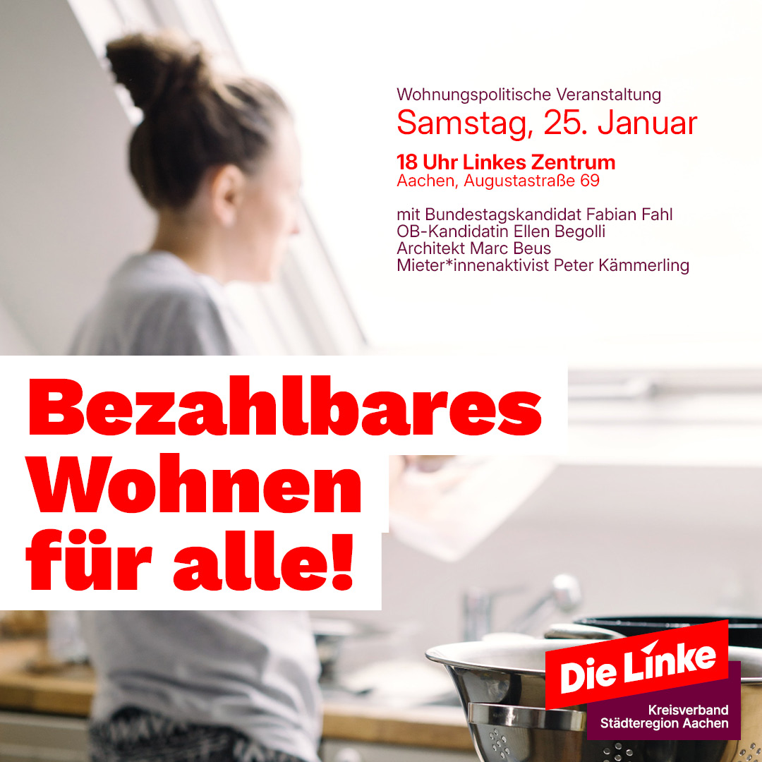 Bezahlbares Wohnen für alle!