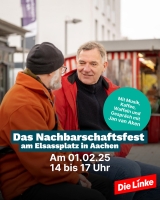 Nachbarschaftsfest mit Jan van Aken