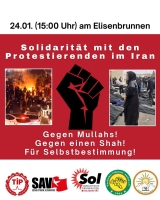 Solidarität mit den Protestierenden im Iran