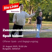 Offener Spiel- und Begegnungstag in Baesweiler